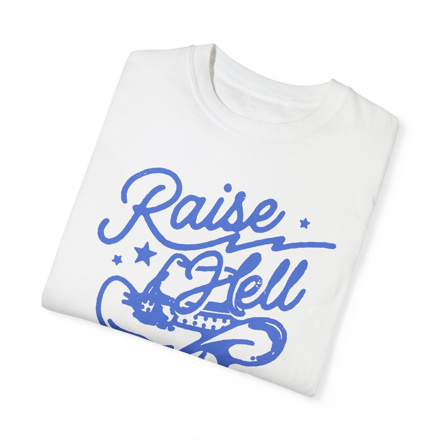 Raise Hell Skull Cowboy Graphic Tee