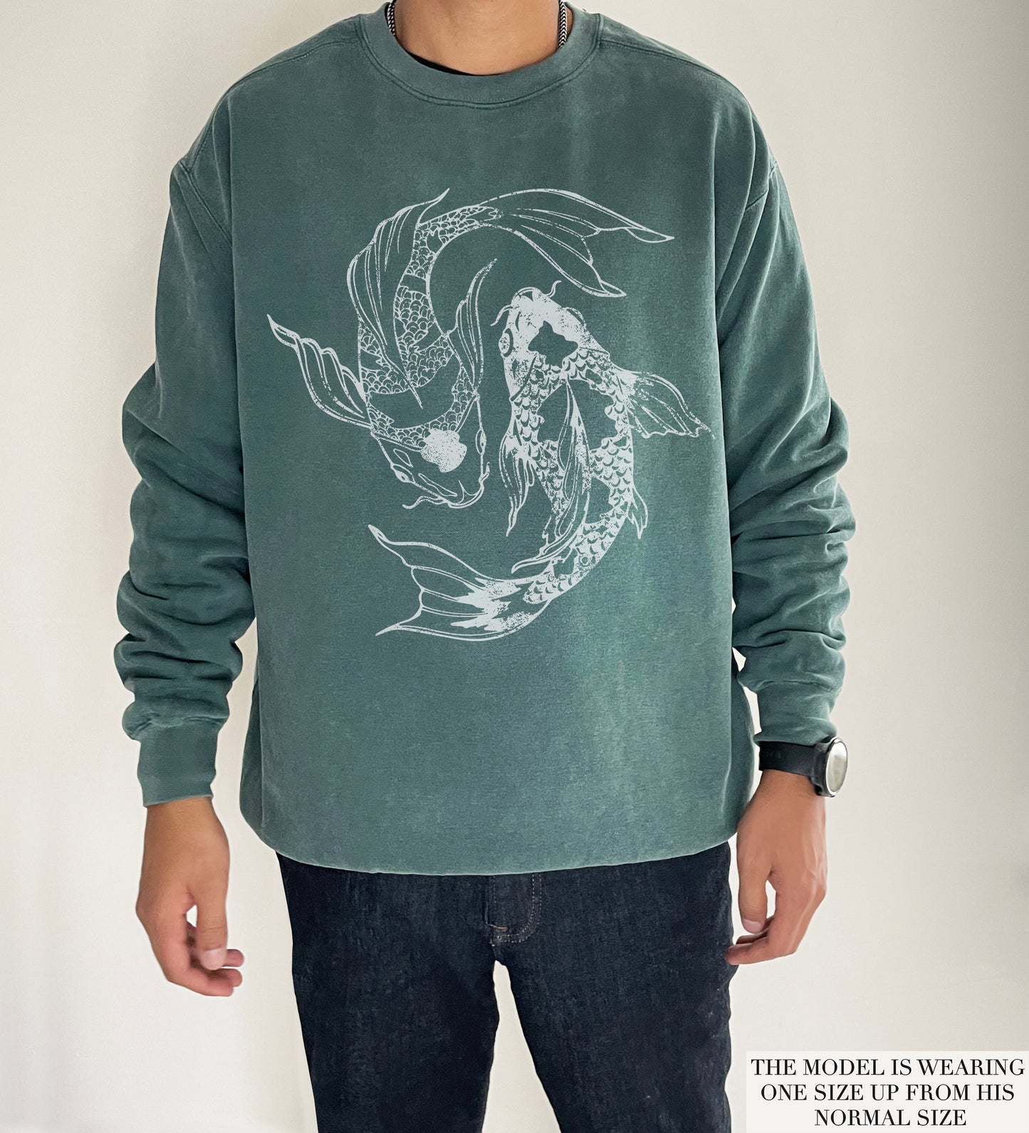 Koi Fish Crewneck Sweatshirt